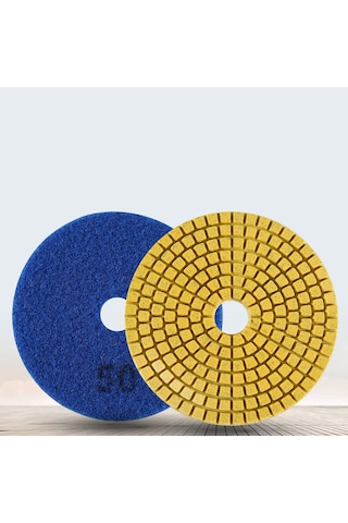 Springsun Mermer Ve Granit Taşlar İçin 100mm 4" Elmas Zımpara Diski - 800 Tane, Hızlı Ve Uzun Ömürlü Zımparalama, Renk Kalmama Özelliği