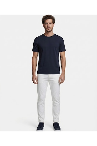 Yargıcı Regular Bisiklet Yaka Kısa Kol T-shirt 26yetr2014x 004 Lacivert