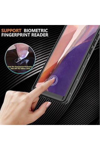 Samsung Uyumlu Galaxy Note 20 Ultra Kilif 1-1 Su Toz Geçirmez 360 Kapak 525380610