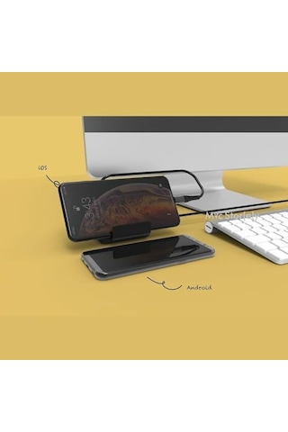 5-in-1 Usb-c Hub Ve Çoklayıcı Ethernet, Hdmı Ve 60w Pd Macbook Ve Usb-c Laptoplar İçin Profesyonel Hub Siyah Acı Kahverengi