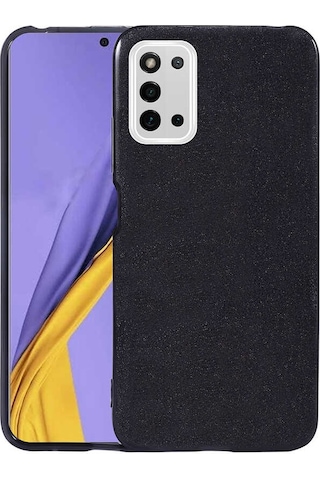 Galaxy Uyumlu A03s Kılıf Shining Silikon - Gümüş Gümüş Gümüş