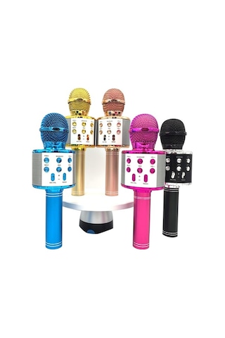 Novahub Pratik Ve Kompakt Mikrofonla Eğlenceli Anlar: Stereo Ses, Led Işıklı, Aux Ve Usb Destekli