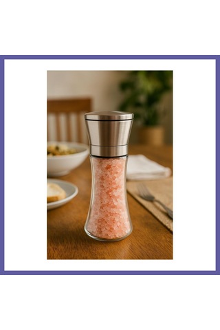 Bezos Cam Metal Kapaklı Baharat Öğütücü 250 Ml Nıda