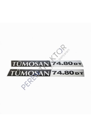Tümosan 74.80 Dt Kaporta Yazı Etiketi Sağ - Sol Yapışkanlı