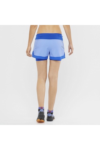Salomon Sense Aero 2ın1 Kadın Koşu Şortu Provence Lc1731800 Mavi