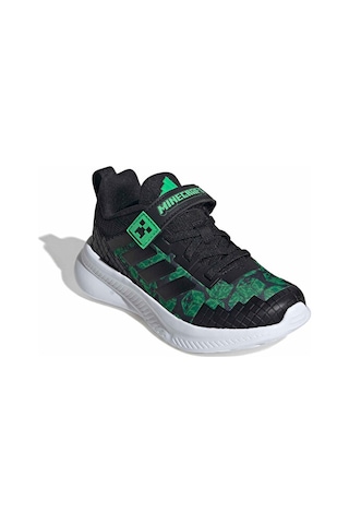 Adidas Minecraft Fortarun Çocuk Günlük Ayakkabı Jr1943 Siyah Siyah