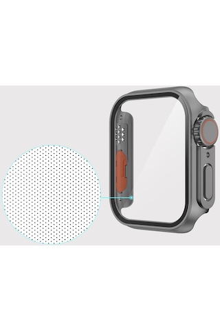 Apple  Uyumlu  Watch 38mm - Watch Ultra 49mm Kasa Dönüştürücü Ve Ekran Koruyucu Zore Watch Gard 26