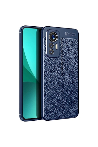 Xiaomi Mi 12 Lite Kilif Zore Niss Deri Desenli Silikon Kilif 559808065