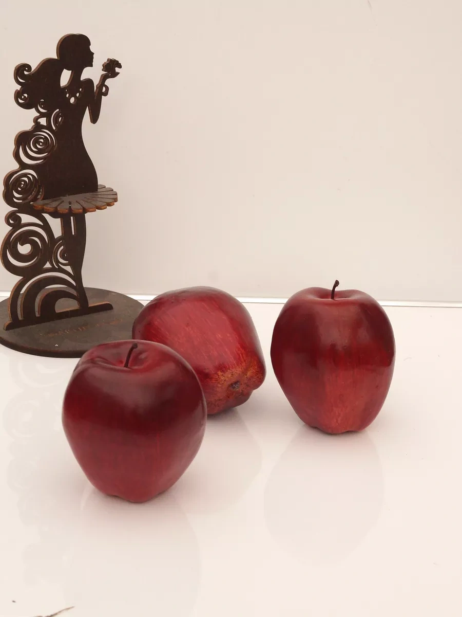 Luce St Dekoratif Yapay Elma Seti, 3 Parça 182862989