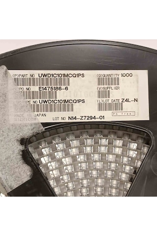 Uwd1c101mcq1ps 100mf 16v 6.3x5.8 Smd Kondansatör 100 Adet