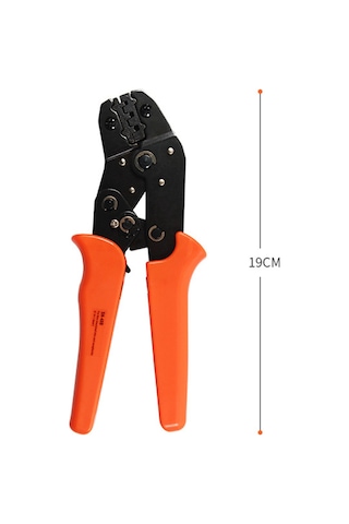 Springsun Sn-48b Çelik Presli İkili Pense Takımı - 0.5-2.5mm² Kablolar İçin 270 Adet Takma Terminal Ve Ergonomik Tutamaklı Pres Aleti