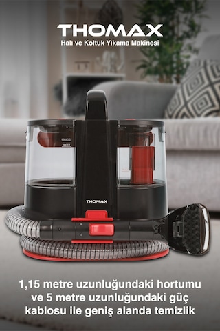 Thomax DMW001A Koltuk Halı Yıkama Ve Leke Çıkartma Makinesi