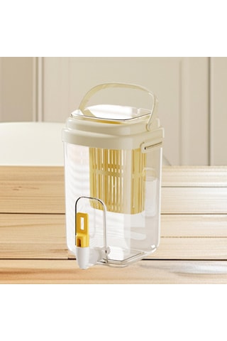 Suntek İçecek Dispenseri Konteyner Çaydanlık Su Sarı