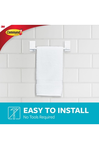 Lexroo El Havlusu Bar Mat Siyah Suya Dayanıklı Şeritler, Banyo Dekoru