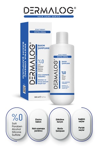 Dermalog Dökülen Ve Yavaş Uzayan Saçlar Için Ekstra Direnç Saç Bakım Seti 3 Lü