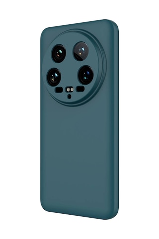 Noktaks - Xiaomi Uyumlu Xiaomi Mi 14 Ultra - Kılıf İçi Kadife Koruyucu Mara Lansman Kapak - Koyu Yeşil