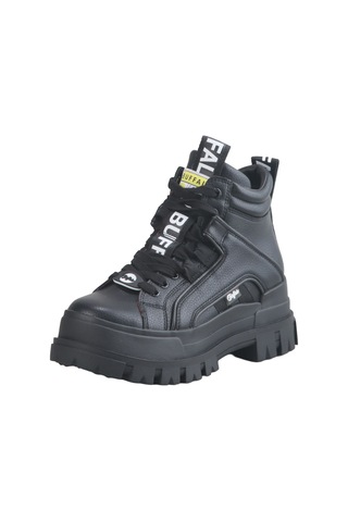 Bot Kadın 1622045 Buffalo Aspha Nc Mıd - Vegan Nappa - Black Siyah