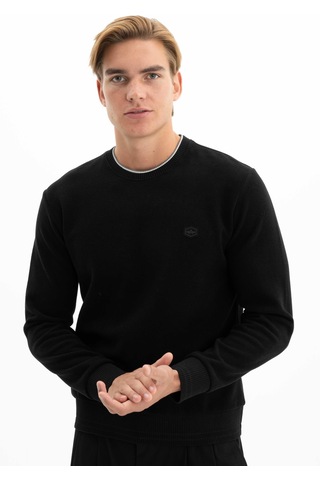 AR-MA Arma Erkek Basic Regular Fit Selanik Kumaş Bisiklet Yaka Sweatshirt Kazak 001