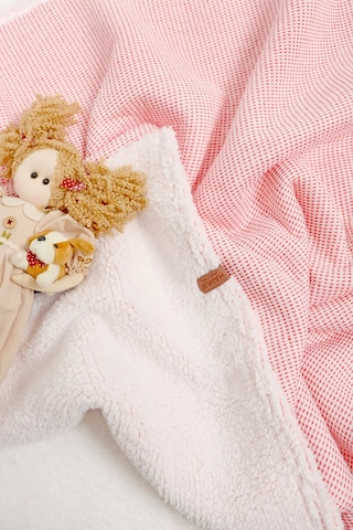 Pouf Bebek Battaniye 100x120 CM Alize Pembe Renkli