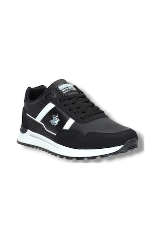 Jagulep Stone 8508-26 Cilt Deri Anatomik Sneaker Siyah Beyaz 36-40 Siyah