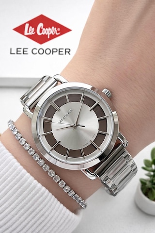 Lee Cooper Çelik Kordonlu 3 Atm Suya Dayanıklı 2 Yıl Garantili Kadın Kol Saati Bff.08037.380 Gümüş