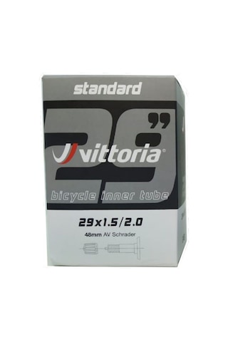 Vittoria Standart 29X1.50/2.0 Araba Sibop Iç Lastik 48 Mm Siyah