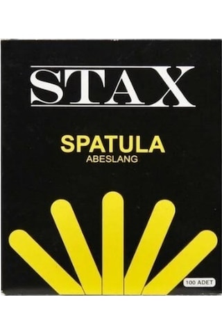 Stax Spatula Sir Ağda Çubuğu 6'lı