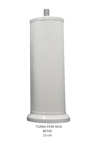 Tuana Ayak 15 cm M10 Cıvatalı Beyaz