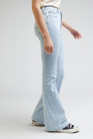 Lee Breese Flare Fit Normal Bel Bol Paça Esnek Jean Kot Pantolon L32YGUB44 Açık Mavi