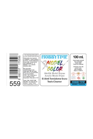 Hobbytime 559 100 Ml. El Aleti Temizleme Sıvısı Tools Cleaner