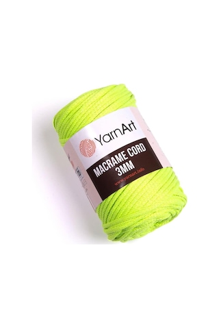 Art El Örgü İpi Macrame Cord 3 Mm, 801, 2x500 Gr