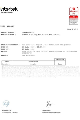 Divortex Alpha Foam Ph Nötr Cilalı Oto Şampuanı 20 Lt.