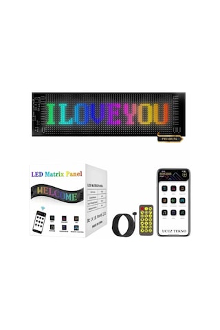 Hubrendy Tekno Led Matrix 16x96 Pixel Diğer