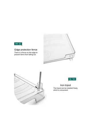 Dancemonkey Mutfak Masaüstü Gardırop Katlanır Dolap Depolama Rafı Pratik Çok Renkli