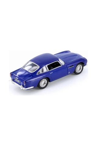 Lacivert Aston Martin Db5 1:38 Ölçek Metal Çek Bırak Model Araba - Açılabilir Kapılar 13 Cm
