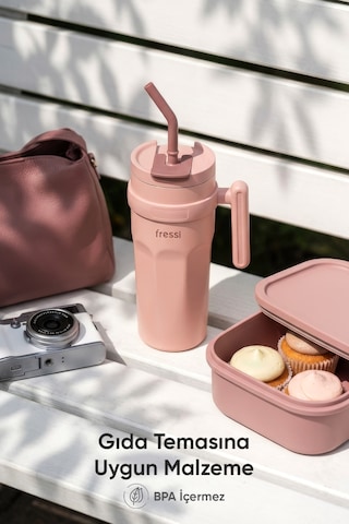 Fressi Calora Termos Paslanmaz Çelik 950 Ml Fr-t956 Pembe