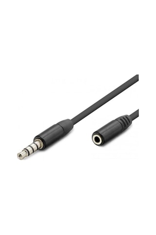 Se-7216 3.5mm 4 Boğumlu Stereo Trrs Kulaklık Mikrofon Uzatma Kablosu 5 Metre