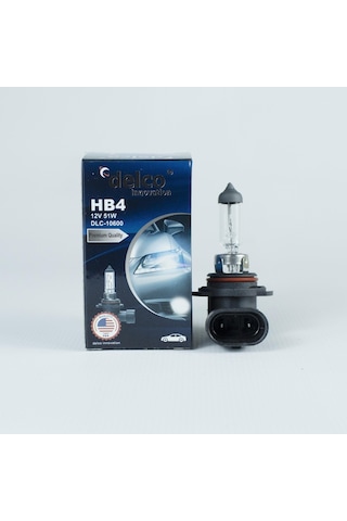 Delco U.s.a Hb4 9006 Halogen Ampul 12 Volt 51w P22d 10 Adet