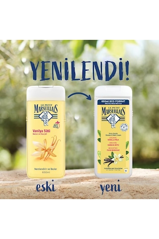 Le Petit Marseillais Organik Vanilya Sütü Duş Jeli 400 ml x6