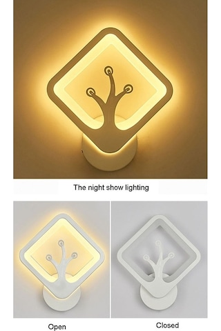 Dancemonkey Cbtx Led Duvar Aplik Modern Yaratıcı Başucu Aydınlatma Yatak Odası Oturma Odası Ofis İçin - 3063 Beyaz Işık, Renkli Alternatif Beyaz