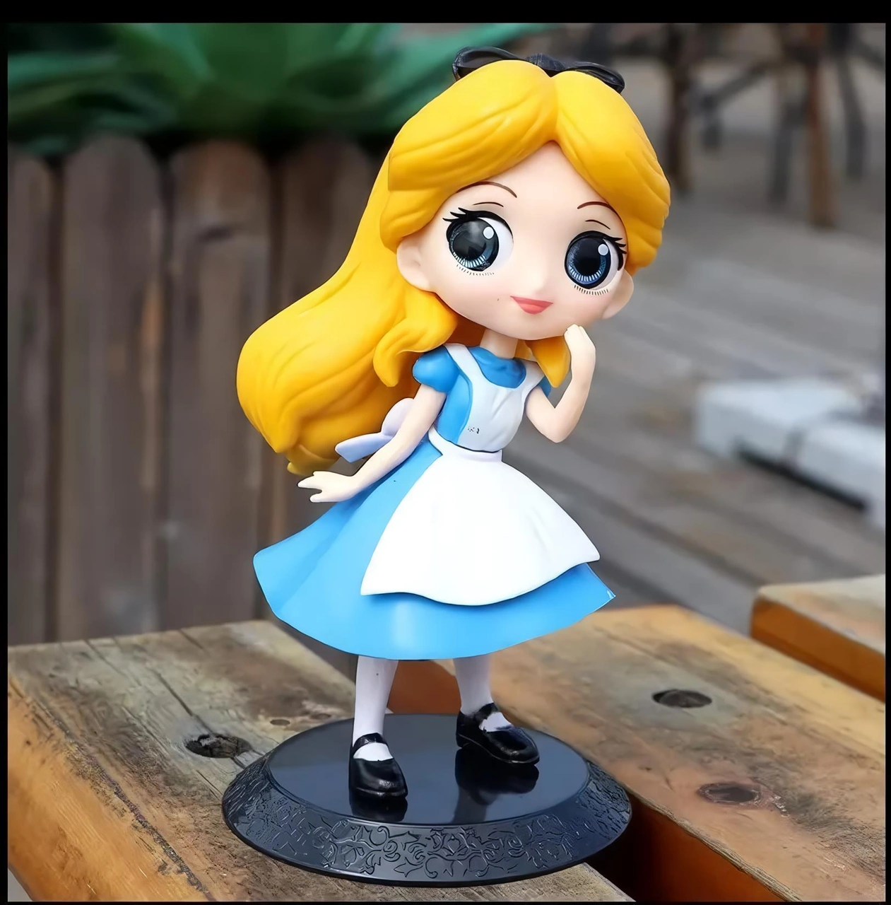 Harikalar Diyarında Alice Anime Karakter Figür Oyuncak Dekoratif Biblo Bebek 15 Cm. Genç Odası Süsü Prenses