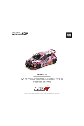 Pop Race 1/64 Eva Rt Production Model Custom Type-08 Goodride Gr Yarıs - Pr640220