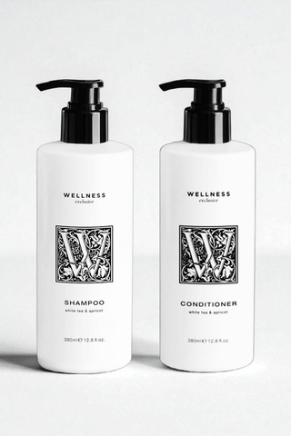 Wellness Exclusive White Tea & Apricot Shampoo 380 Ml + Conditioner 380 Ml Tüm Saçlar