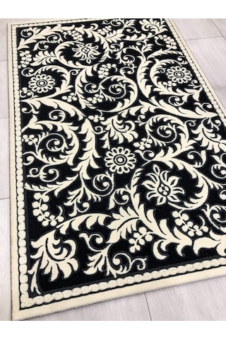 Saray Halı 3B 11470 B 150X230 Krem Siyah 4 M2 Halı !