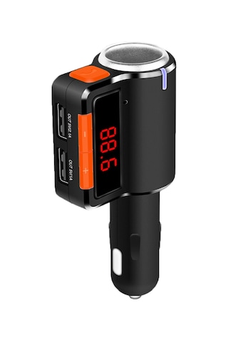 Bc09 Bluetooth Handsfree Araç Kiti Fm Verici, 5v 3.1a Araç Şarj Cihazı, İphone, Galaxy, Sony, Lenovo, Htc, Huawei Ve Diğer Akıllı Telefonlar İçin