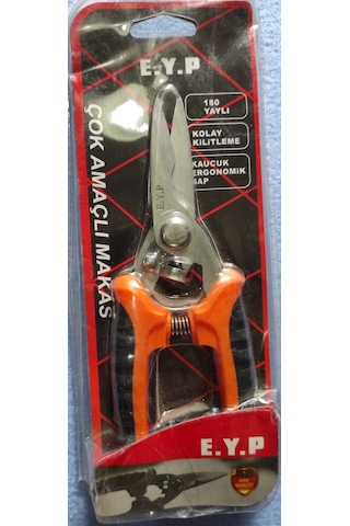 E.Y.P. Yaylı Çok Amaçlı Teneke Makası 180 Mm E.Y.P. Yaylı Çok Amaçlı Teneke Makası 180 Mm