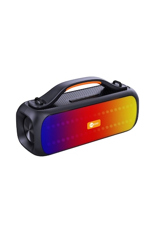Lecoo DS155 30W Kablosuz Bluetooth 5.0 RGB IPX5 TWS Stereo Boombox Taşınabilir Hoparlör