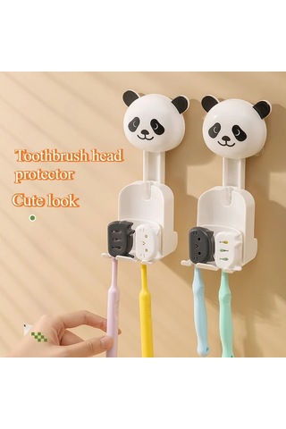 Willowhaven 4'lü Diş Fırçası Başlığı Kılıfı: Sevimli Kedi Şeklinde, Seyahat Ve Hijyen Kılıfı