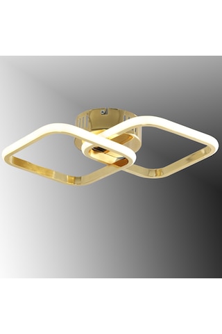 Tt405-2-fsr Tt Ayd 3 Renk Işık Fransız Sarı Kaplama Led Avize Rose Gold