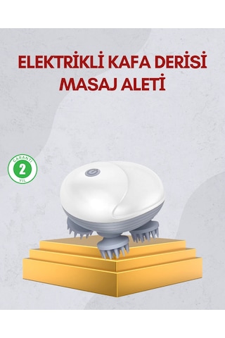 Kablosuz Kafa Ve Vücut Masaj Aleti Taşınabilir Tasarım Çok Renkli